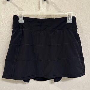 Lululemon Pace Rival Skirt, Size 4, Black
